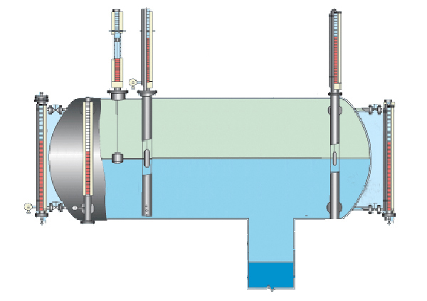 石化用磁翻轉(zhuǎn)液位計(jì)(圖2)